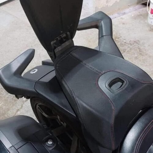 CanAm Ryker Passenger Seat With Backrest And Footrests