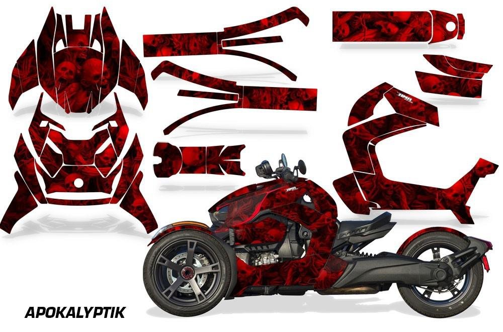 Roadster Graphics Full kit Sticker Decal Compatible with Can-Am Ryker 2018-2022 - available in whatever design you want it. - Image 6